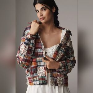 Avec Les Filles (Anthropology) Multicolor Patchwork Jacket - XS/S/M